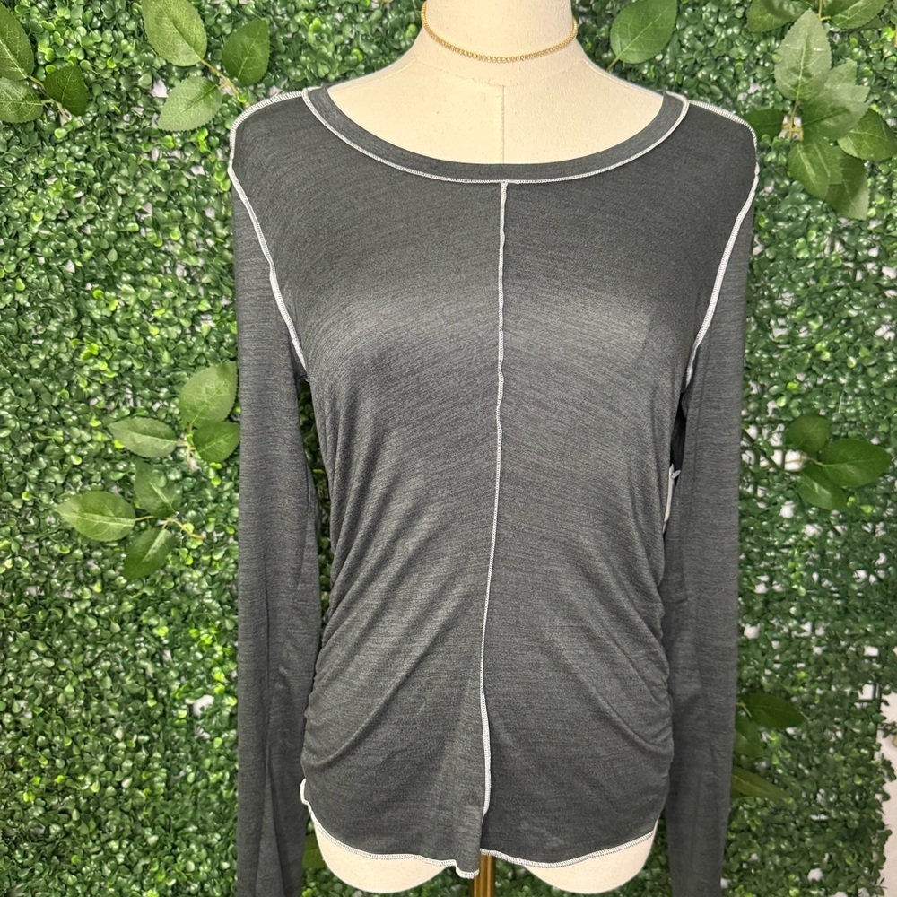 FP Movement Charcoal Long Sleeve Top NWT